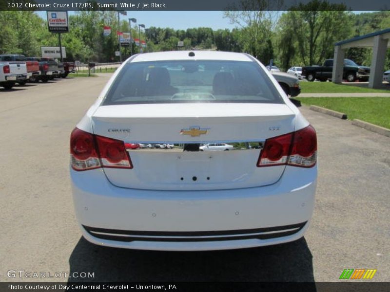 Summit White / Jet Black 2012 Chevrolet Cruze LTZ/RS