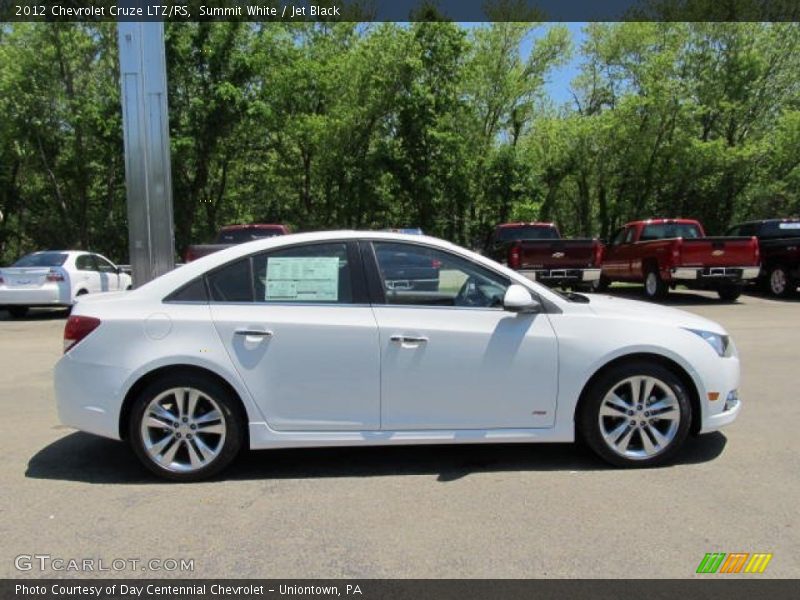 Summit White / Jet Black 2012 Chevrolet Cruze LTZ/RS