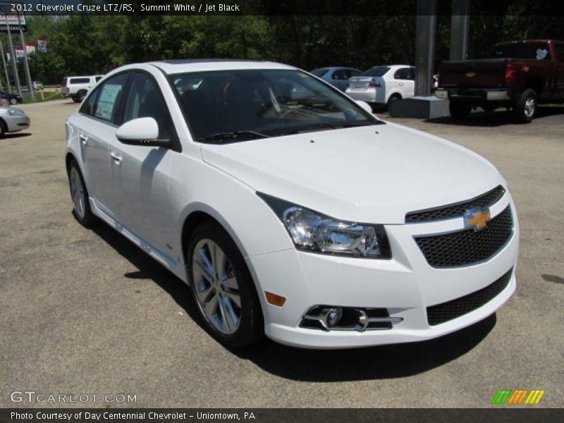 Summit White / Jet Black 2012 Chevrolet Cruze LTZ/RS