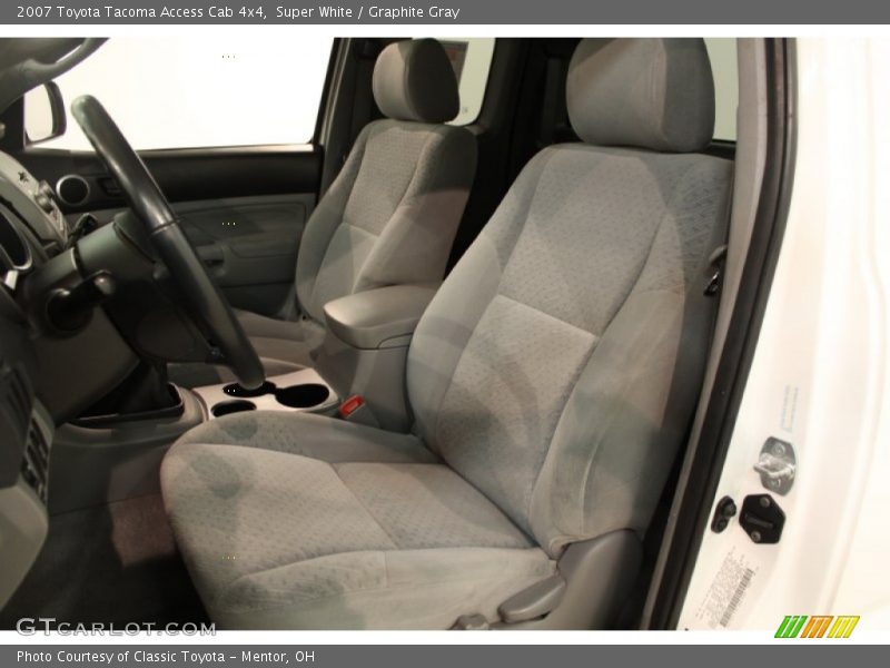 Super White / Graphite Gray 2007 Toyota Tacoma Access Cab 4x4