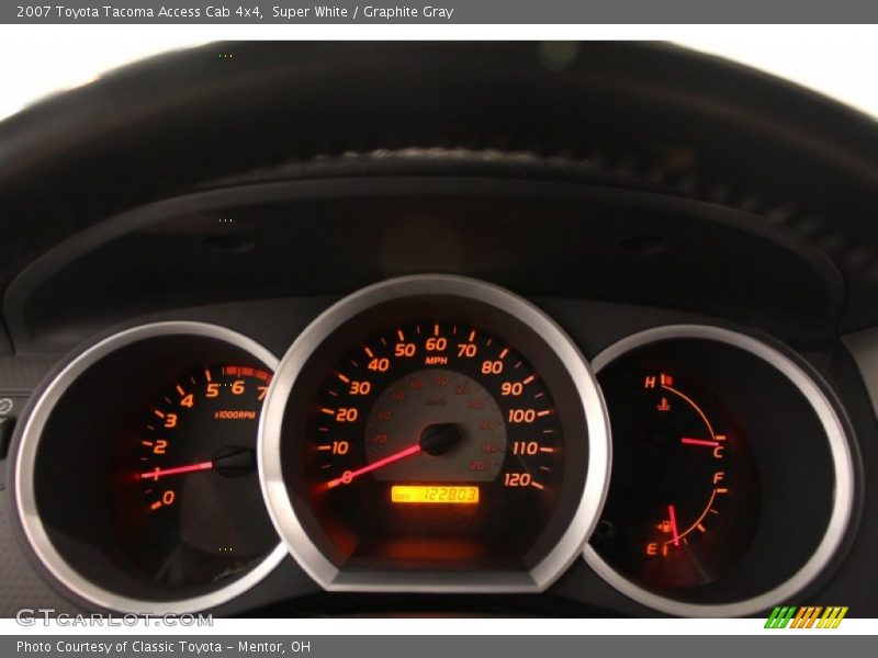 Super White / Graphite Gray 2007 Toyota Tacoma Access Cab 4x4