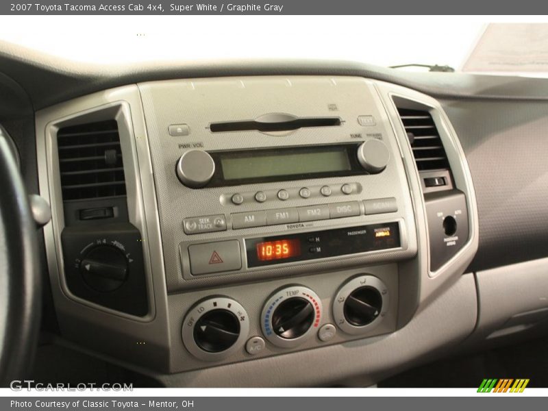 Super White / Graphite Gray 2007 Toyota Tacoma Access Cab 4x4
