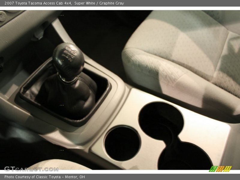Super White / Graphite Gray 2007 Toyota Tacoma Access Cab 4x4