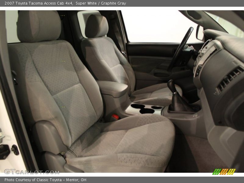 Super White / Graphite Gray 2007 Toyota Tacoma Access Cab 4x4