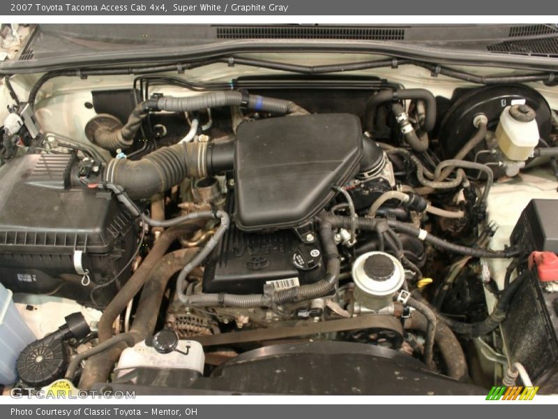Super White / Graphite Gray 2007 Toyota Tacoma Access Cab 4x4