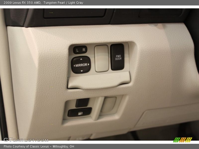 Tungsten Pearl / Light Gray 2009 Lexus RX 350 AWD