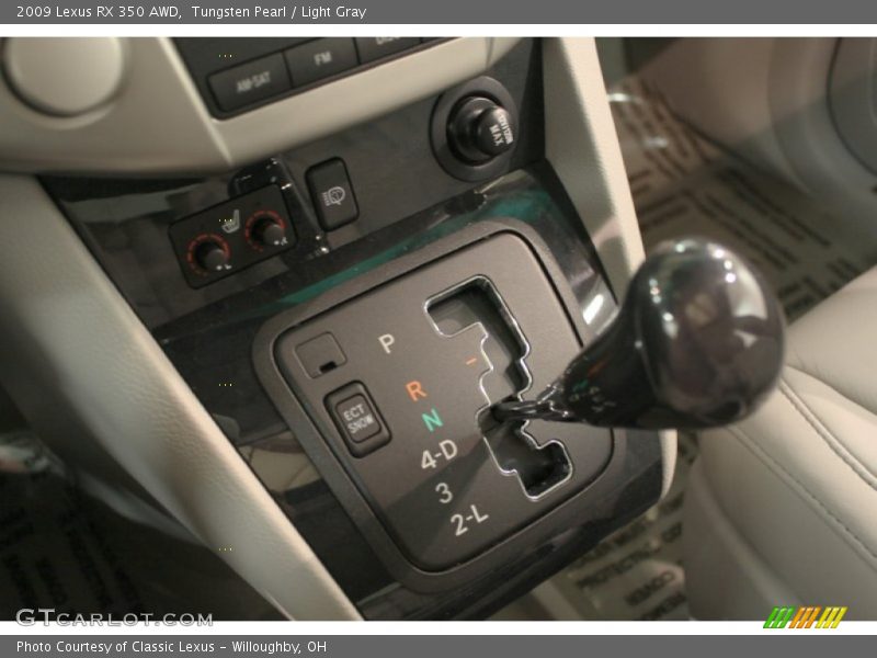 Tungsten Pearl / Light Gray 2009 Lexus RX 350 AWD