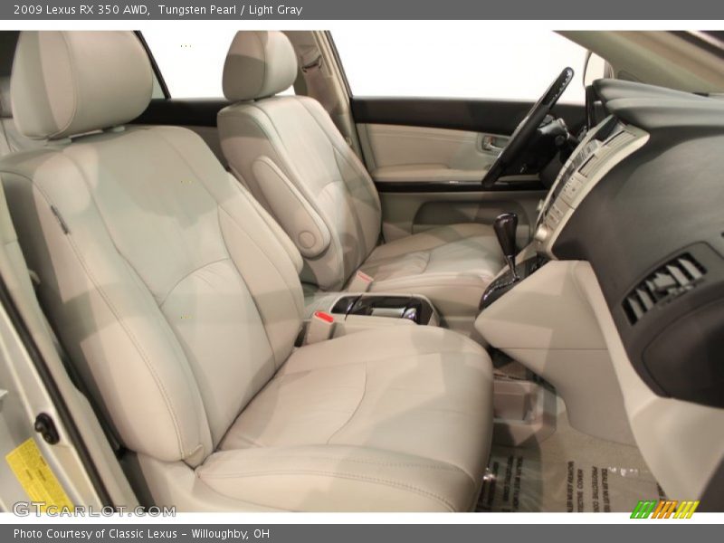 Tungsten Pearl / Light Gray 2009 Lexus RX 350 AWD