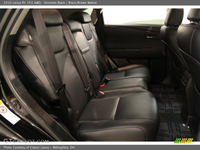 Obsidian Black / Black/Brown Walnut 2010 Lexus RX 350 AWD