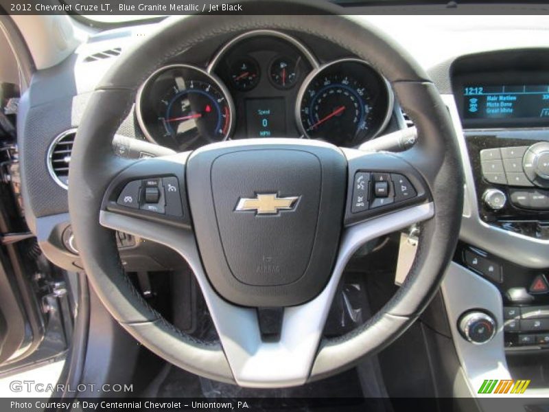 Blue Granite Metallic / Jet Black 2012 Chevrolet Cruze LT