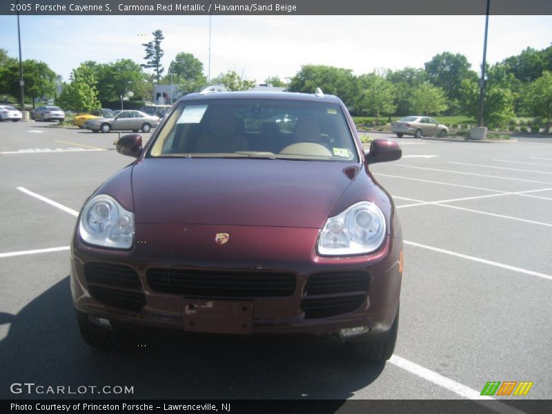 Carmona Red Metallic / Havanna/Sand Beige 2005 Porsche Cayenne S