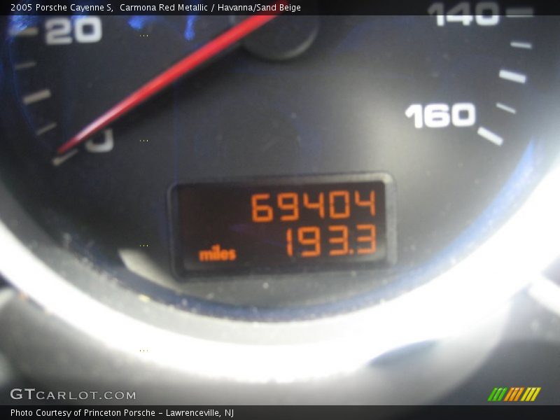 Carmona Red Metallic / Havanna/Sand Beige 2005 Porsche Cayenne S