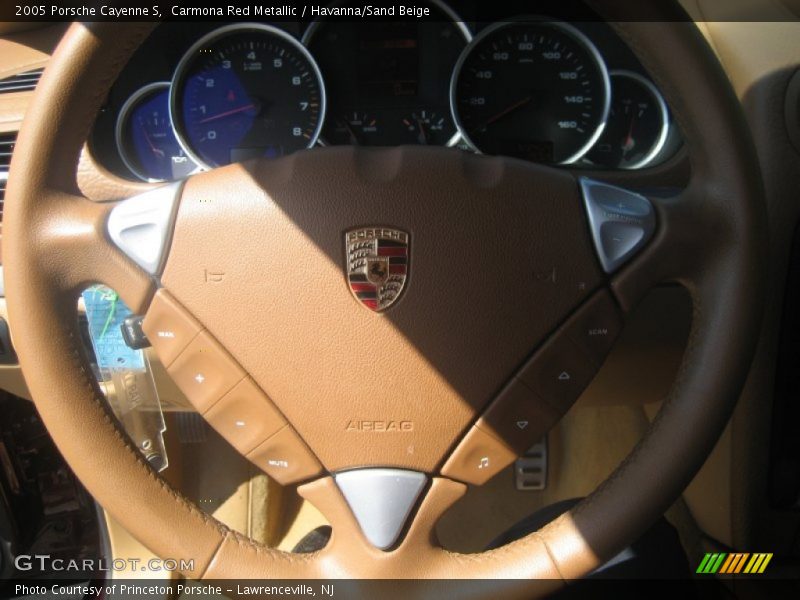 Carmona Red Metallic / Havanna/Sand Beige 2005 Porsche Cayenne S