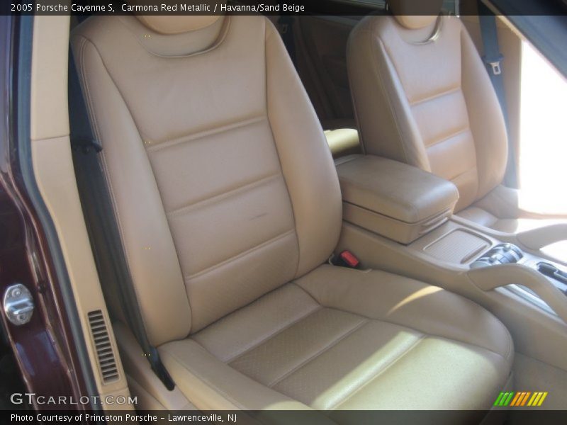 Carmona Red Metallic / Havanna/Sand Beige 2005 Porsche Cayenne S