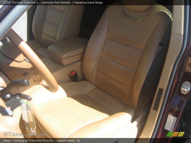 Carmona Red Metallic / Havanna/Sand Beige 2005 Porsche Cayenne S