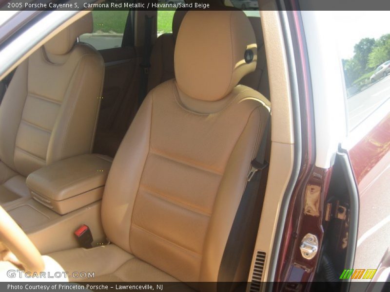 Carmona Red Metallic / Havanna/Sand Beige 2005 Porsche Cayenne S