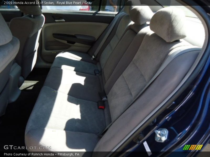 Royal Blue Pearl / Gray 2009 Honda Accord LX-P Sedan