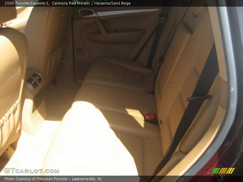 Carmona Red Metallic / Havanna/Sand Beige 2005 Porsche Cayenne S