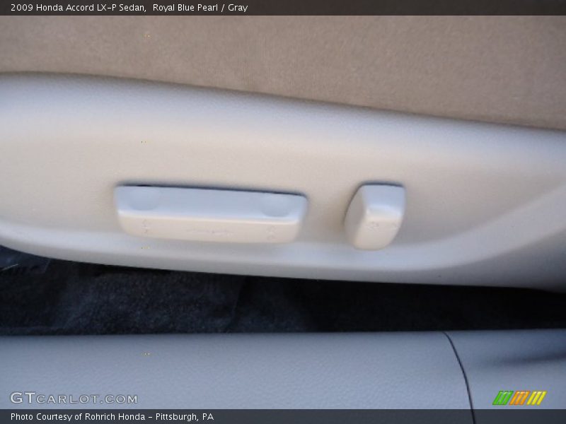 Royal Blue Pearl / Gray 2009 Honda Accord LX-P Sedan