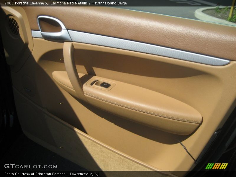 Carmona Red Metallic / Havanna/Sand Beige 2005 Porsche Cayenne S
