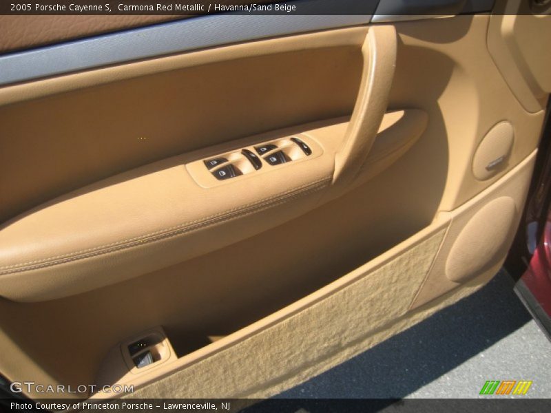 Carmona Red Metallic / Havanna/Sand Beige 2005 Porsche Cayenne S