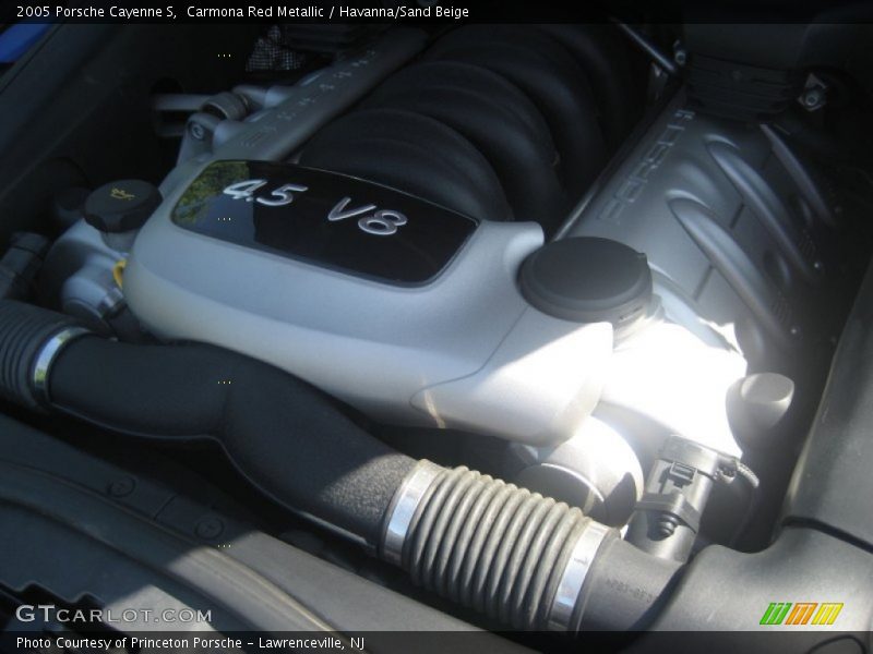 Carmona Red Metallic / Havanna/Sand Beige 2005 Porsche Cayenne S