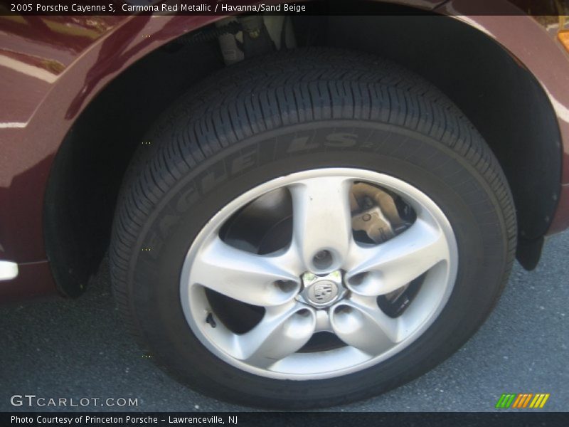 Carmona Red Metallic / Havanna/Sand Beige 2005 Porsche Cayenne S