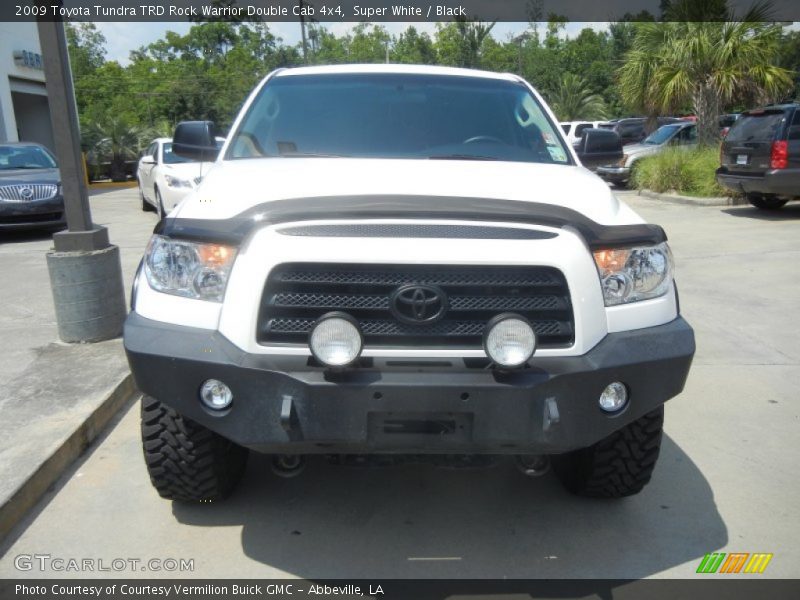 Super White / Black 2009 Toyota Tundra TRD Rock Warrior Double Cab 4x4