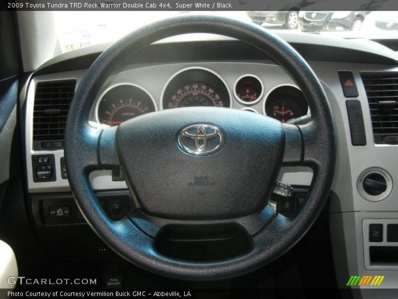 Super White / Black 2009 Toyota Tundra TRD Rock Warrior Double Cab 4x4