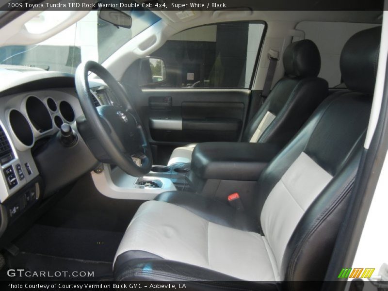 Super White / Black 2009 Toyota Tundra TRD Rock Warrior Double Cab 4x4