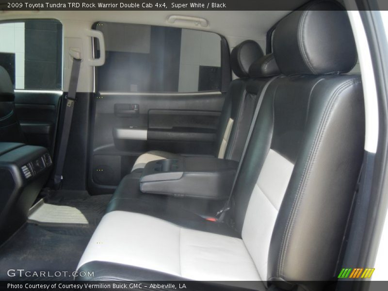 Super White / Black 2009 Toyota Tundra TRD Rock Warrior Double Cab 4x4