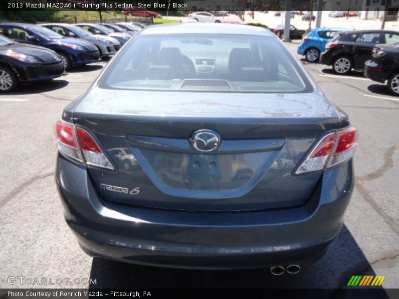 Steel Blue / Black 2013 Mazda MAZDA6 i Touring Plus Sedan