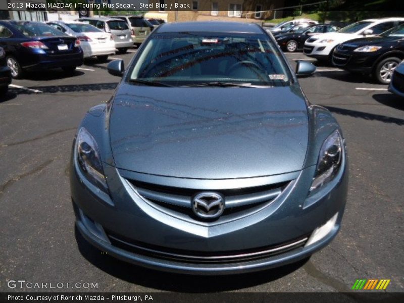 Steel Blue / Black 2013 Mazda MAZDA6 i Touring Plus Sedan