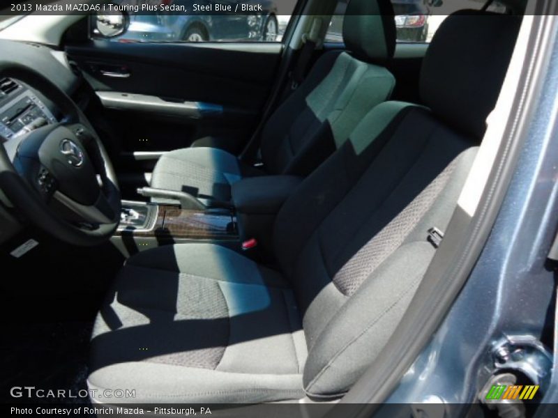 Steel Blue / Black 2013 Mazda MAZDA6 i Touring Plus Sedan