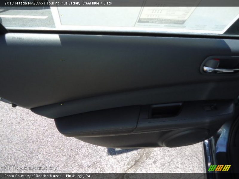 Steel Blue / Black 2013 Mazda MAZDA6 i Touring Plus Sedan