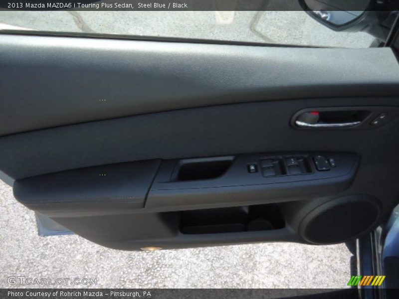 Steel Blue / Black 2013 Mazda MAZDA6 i Touring Plus Sedan