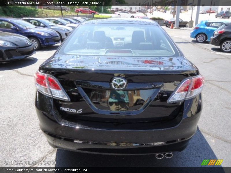 Ebony Black / Black 2013 Mazda MAZDA6 i Sport Sedan