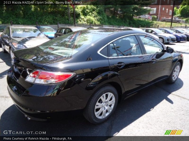 Ebony Black / Black 2013 Mazda MAZDA6 i Sport Sedan