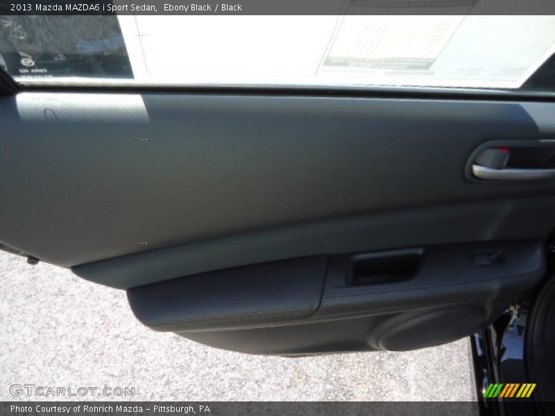 Ebony Black / Black 2013 Mazda MAZDA6 i Sport Sedan