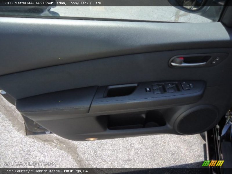 Ebony Black / Black 2013 Mazda MAZDA6 i Sport Sedan
