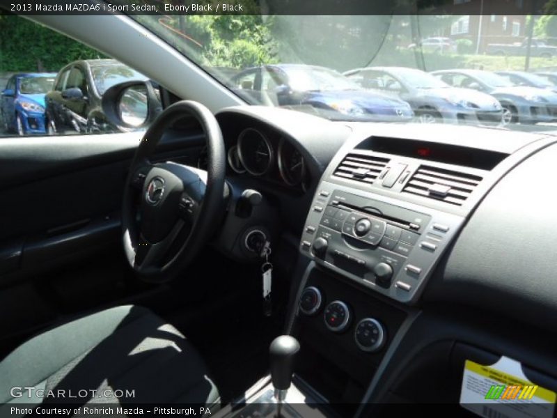 Ebony Black / Black 2013 Mazda MAZDA6 i Sport Sedan