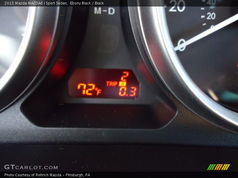 Ebony Black / Black 2013 Mazda MAZDA6 i Sport Sedan