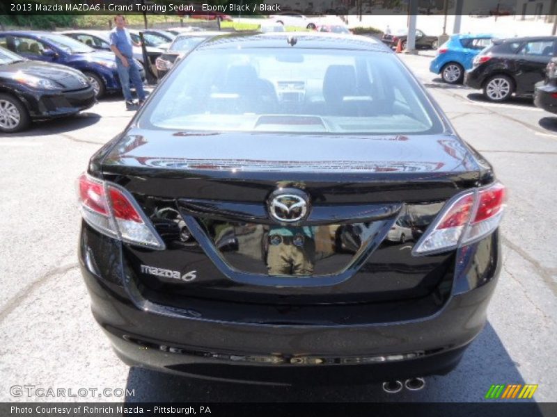 Ebony Black / Black 2013 Mazda MAZDA6 i Grand Touring Sedan