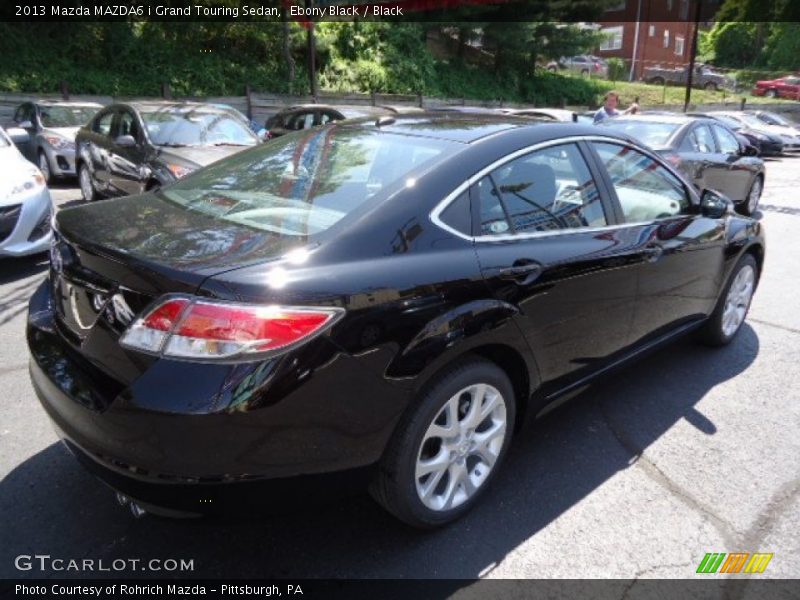 Ebony Black / Black 2013 Mazda MAZDA6 i Grand Touring Sedan