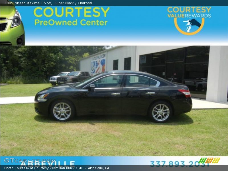 Super Black / Charcoal 2009 Nissan Maxima 3.5 SV