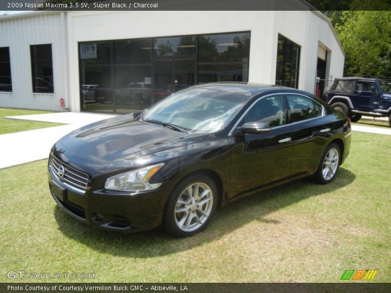 Super Black / Charcoal 2009 Nissan Maxima 3.5 SV