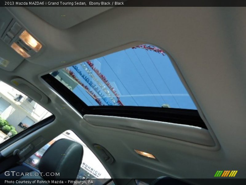 Ebony Black / Black 2013 Mazda MAZDA6 i Grand Touring Sedan