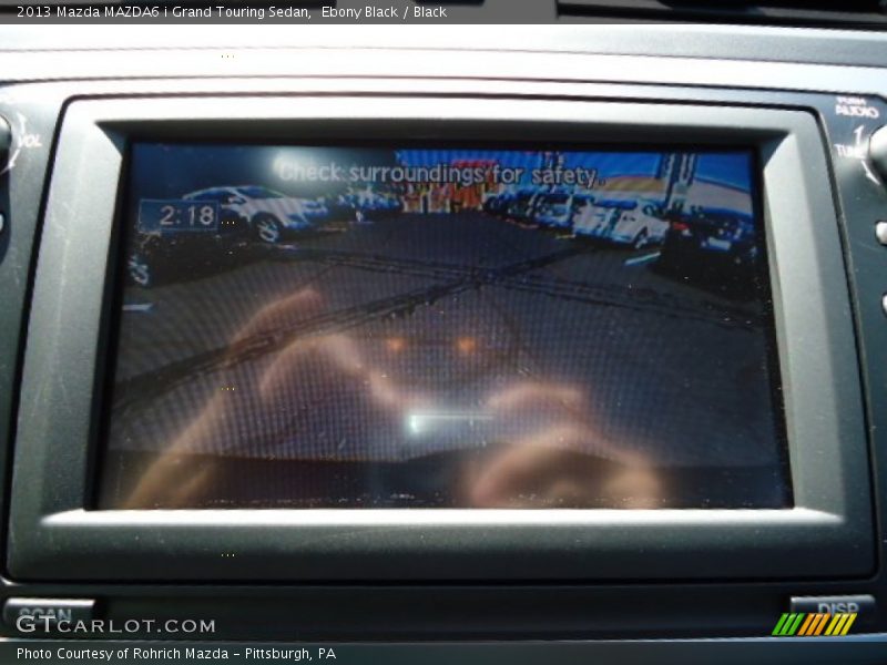 Ebony Black / Black 2013 Mazda MAZDA6 i Grand Touring Sedan