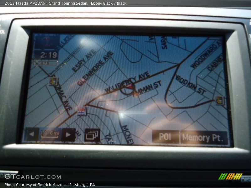 Ebony Black / Black 2013 Mazda MAZDA6 i Grand Touring Sedan