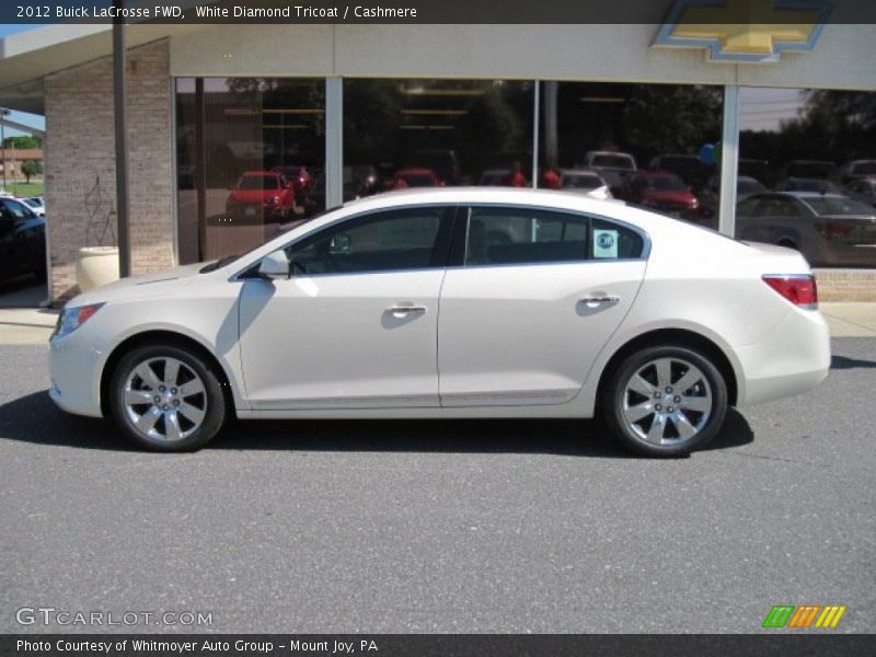 White Diamond Tricoat / Cashmere 2012 Buick LaCrosse FWD